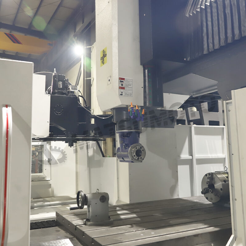 Machining Slide Rails GMB2216 CNC Gantry Machining Center with BT50 Spindle 3-Axis Linear ...
