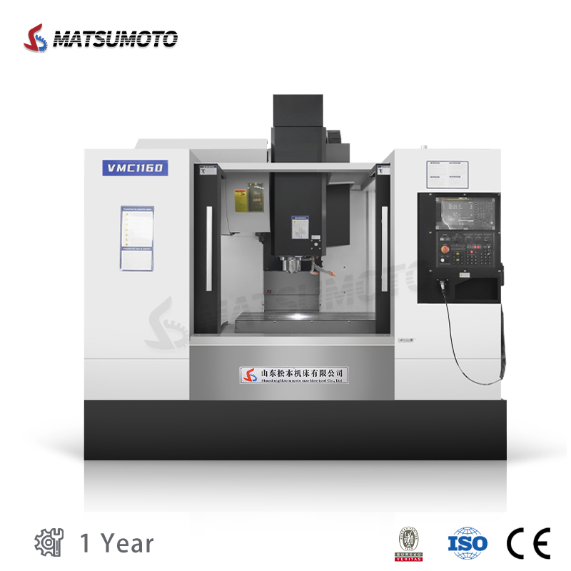 VMC1160 Heavy Duty CNC Vertical Machining Center 3 Axis CNC Milling ...